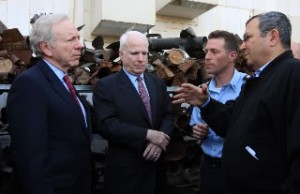 McCain-Lieberman-ehud barak