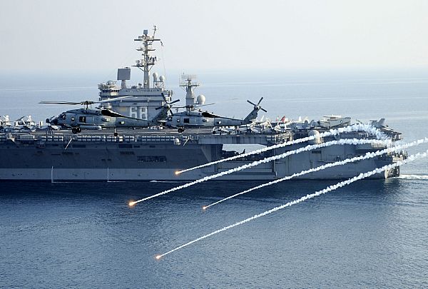 Intercepted by Iran Navy, USS Nimitz Fires Warning Shots at Iran Boat